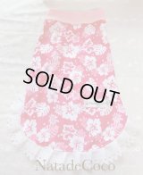 ピンクハイビスカス◆冷え冷えレースワンピース