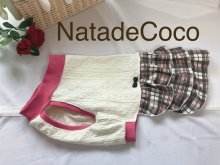 他の写真1: アランニット、ピンクチェック◆3段フリフリワンピどれす◆ワンピース