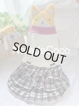 アランニット、ピンクチェック◆3段フリフリワンピどれす◆ワンピース