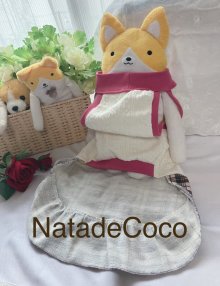 他の写真2: アランニット、ピンクチェック◆3段フリフリワンピどれす◆ワンピース