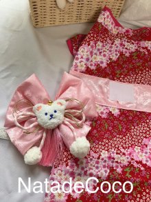 他の写真3: 赤桜川文様◆コーギーお振袖 、晴れ着