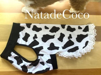 画像1: 牛さん◆冷え冷えレースワンピース