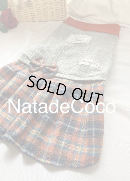 画像3: JK気分で◆アランニットとオレンジプリーツワンピース (3)