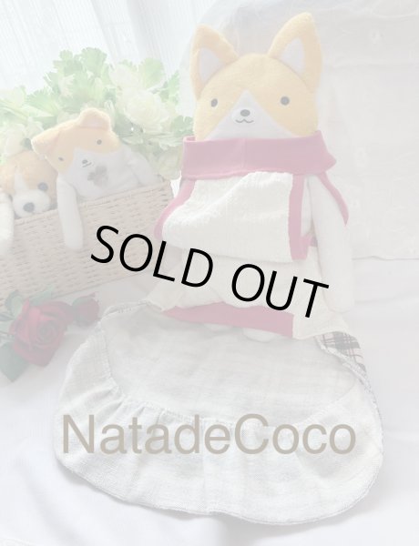 画像4: アランニット、ピンクチェック◆3段フリフリワンピどれす◆ワンピース (4)